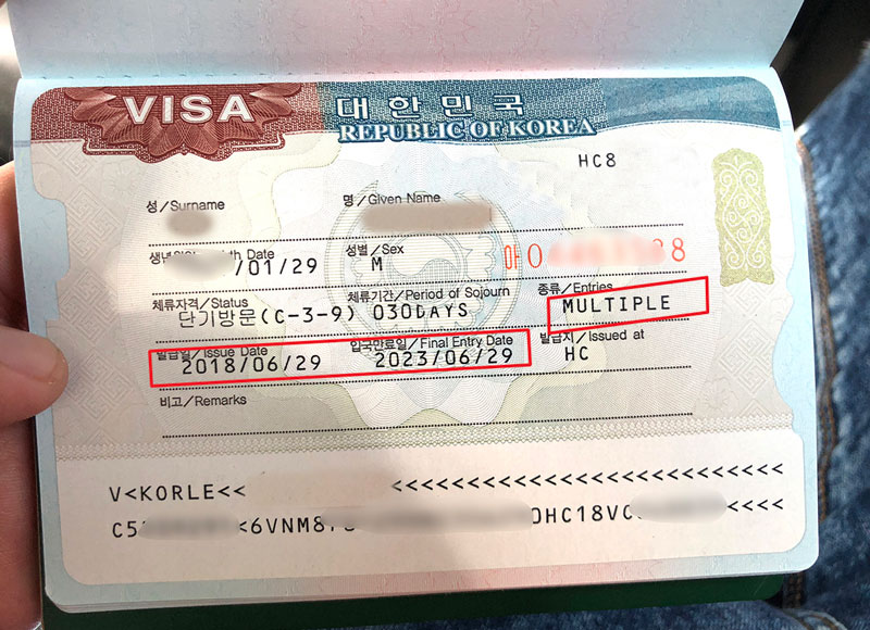 Chia sẻ kinh nghiệm xin Visa Hàn Quốc 5 năm, 10 năm - Tháng 05/2019